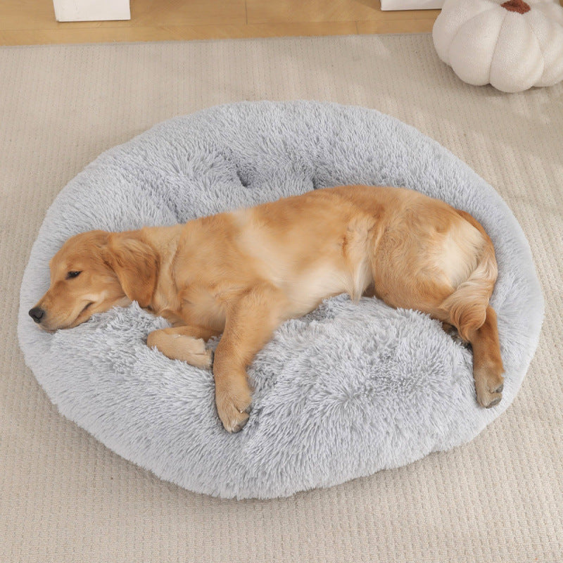 Pet Round Plush Warm Sleeping Bed Mat For Pets