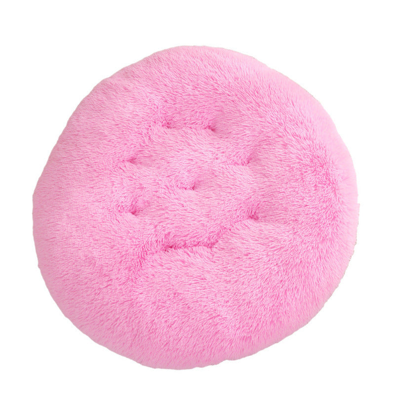 Pet Round Plush Warm Sleeping Bed Mat For Pets