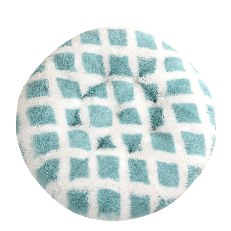 Pet Round Plush Warm Sleeping Bed Mat For Pets