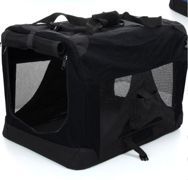 Foldable Pet Outdoor Backpack Portable Cage Carrier Bag