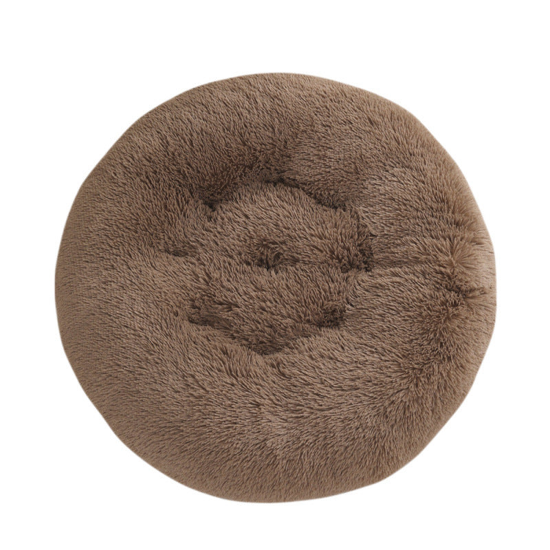 Pet Round Plush Warm Sleeping Bed Mat For Pets