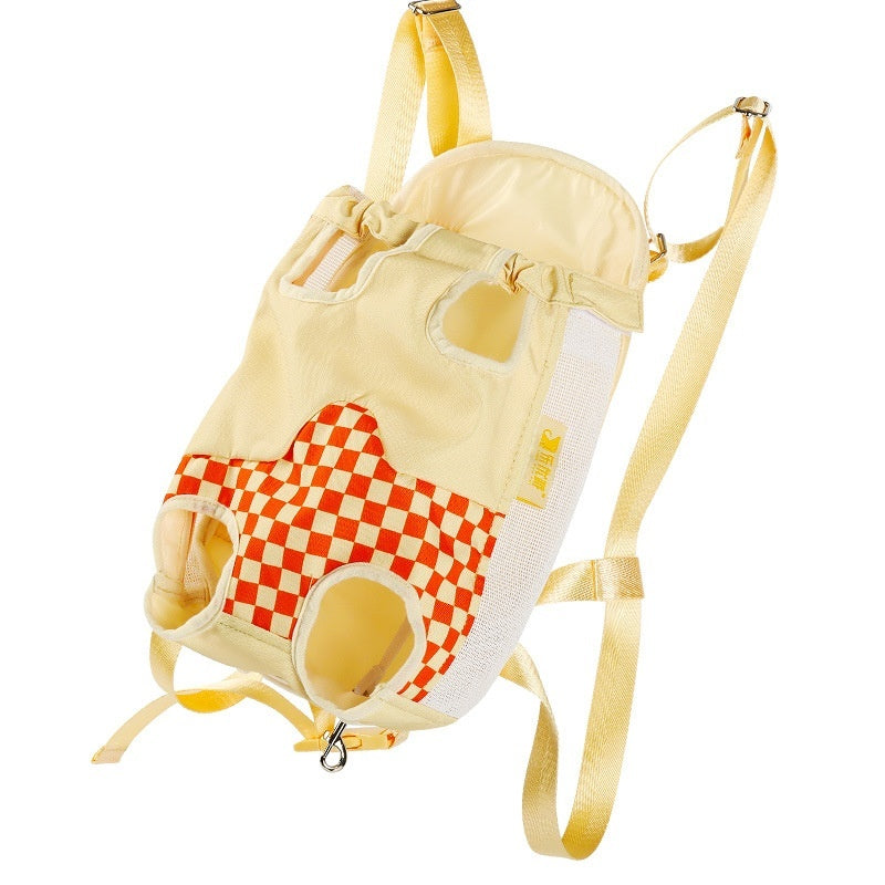 Portable Pet Chest Backpack Travel Walking Carrier Bag