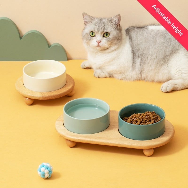 Ceramic Pet Food Bowls Durable Feeding Supplies