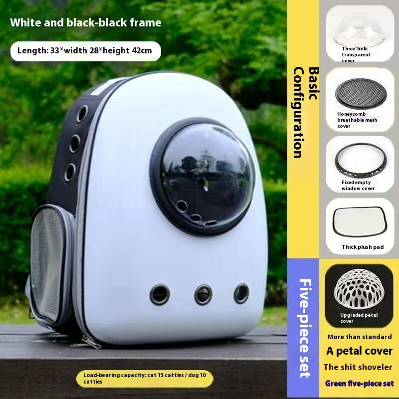Plus Size Space Capsule Pet Backpack Travel Carrier Bag