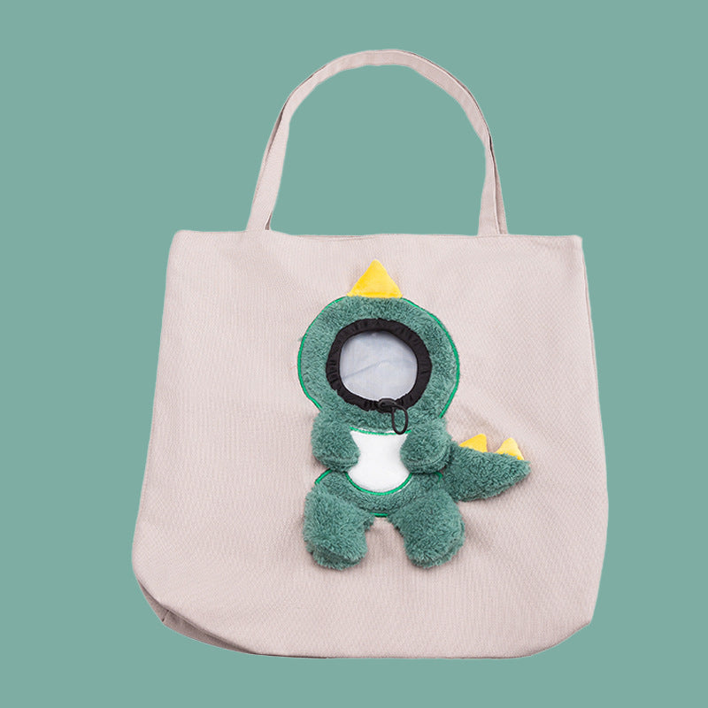Animal Shaped Pet Diaper Shoulder Backpack Carrier Bag