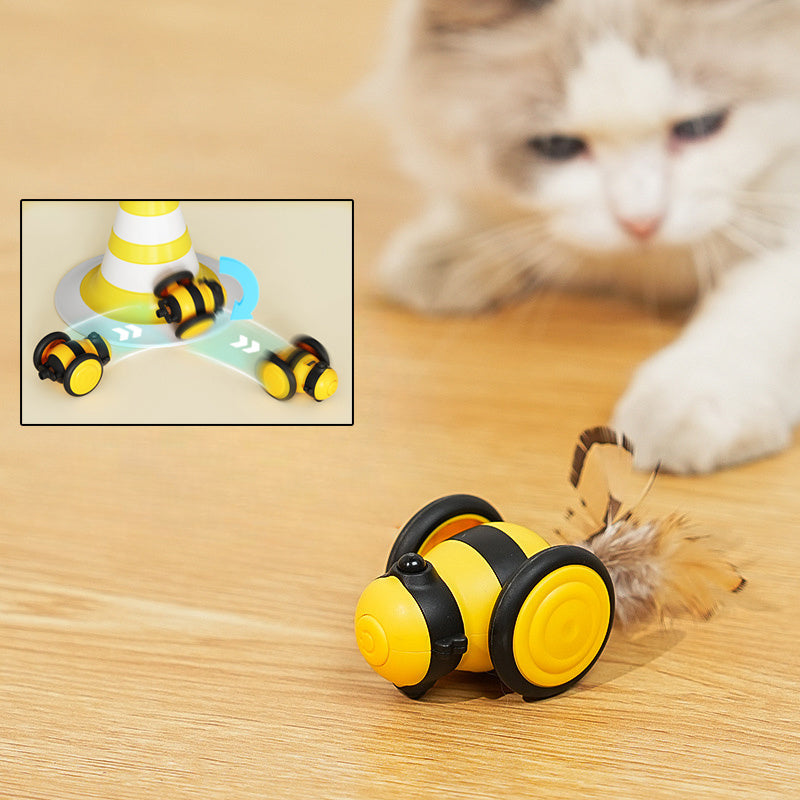 Electric Interactive Moving Pet Teaser Toy