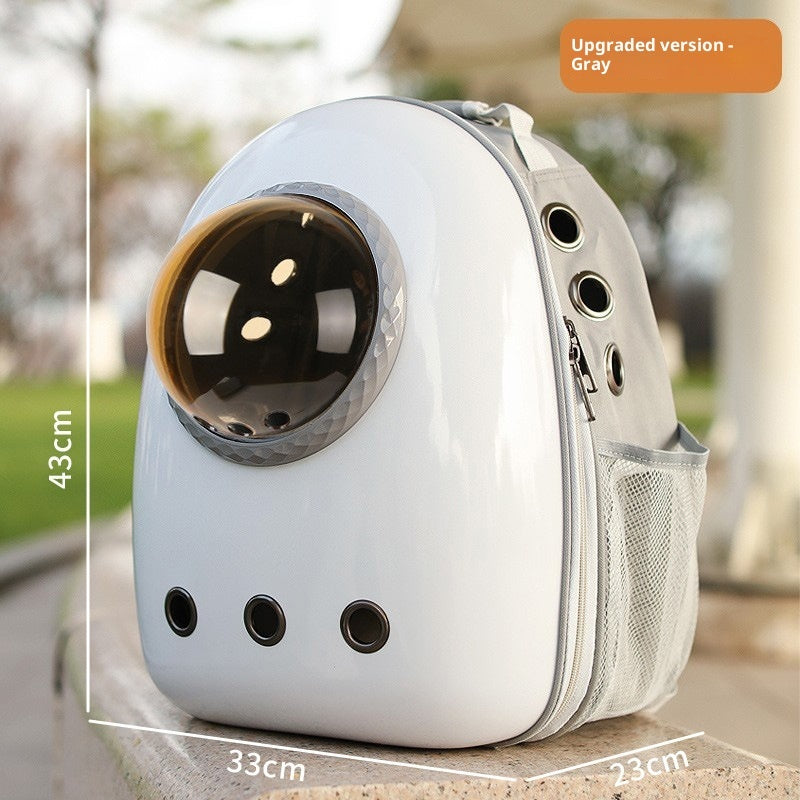 Large Capacity Side Open Pet Backpack Portable Carrier Bag