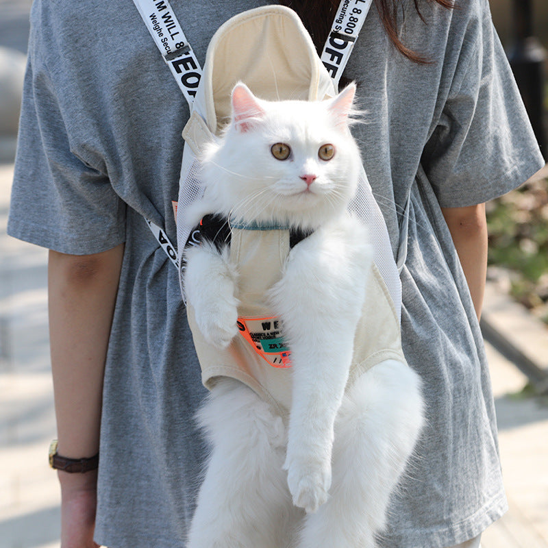 Portable Pet Backpack Shoulder Carrier Travel Bag