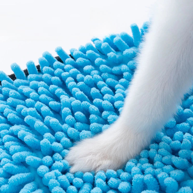 Absorbent Pet Bath Towel Microfiber Quick Dry Cleaning Tool Pet Supplies