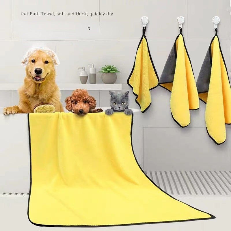 Super Absorbent Pet Drying Towel Quick Dry Microfiber Pet Robe