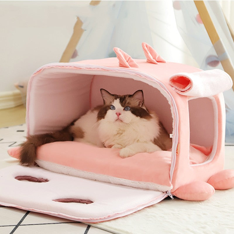 Closed Type Warm Winter Pet House