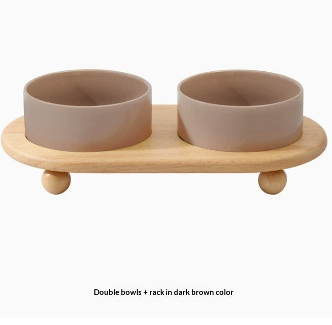 Ceramic Pet Food Bowls Durable Feeding Supplies