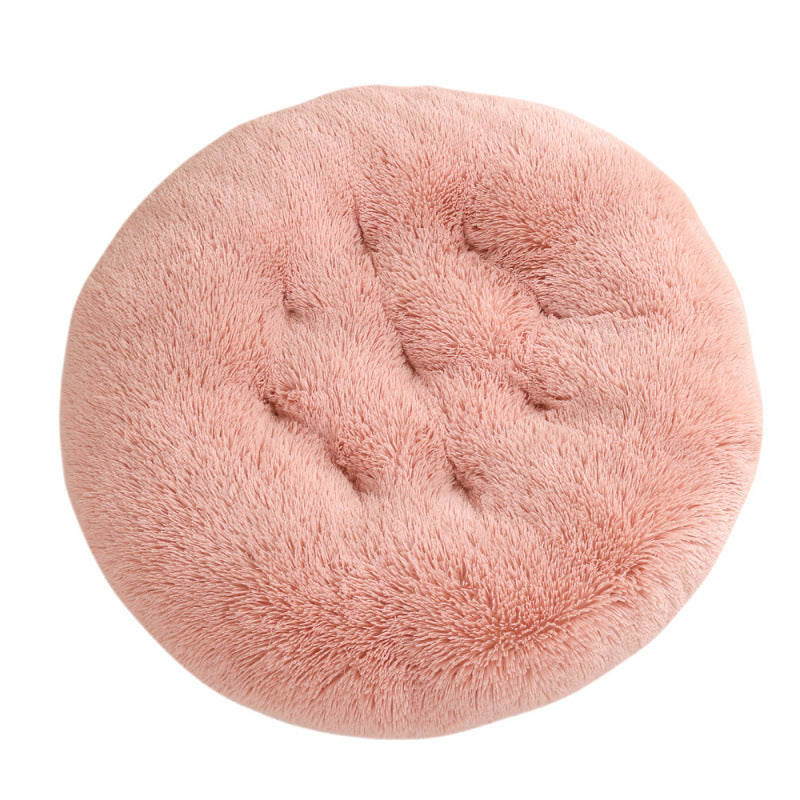 Pet Round Plush Warm Sleeping Bed Mat For Pets