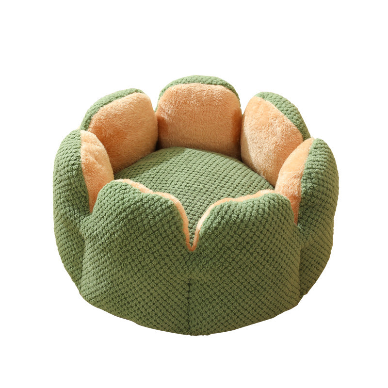 Soft Warm Cactus Petal Pet Nest