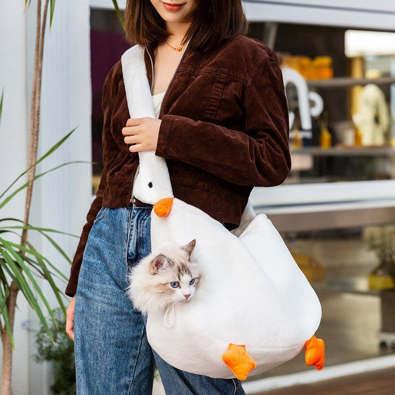 Animal Shaped Pet Diaper Shoulder Backpack Carrier Bag