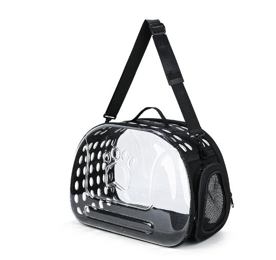 Portable Transparent Pet Backpack Travel Carrier Bag
