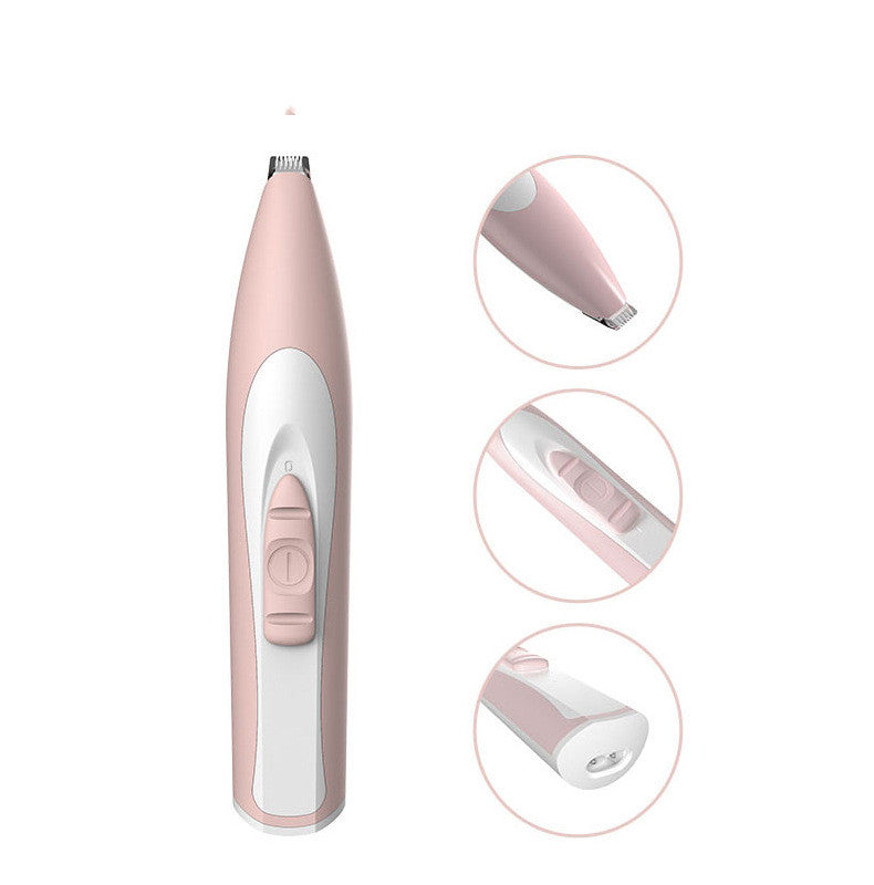 USB Pet Paw Hair Trimmer Foot Grooming Clipper Tool