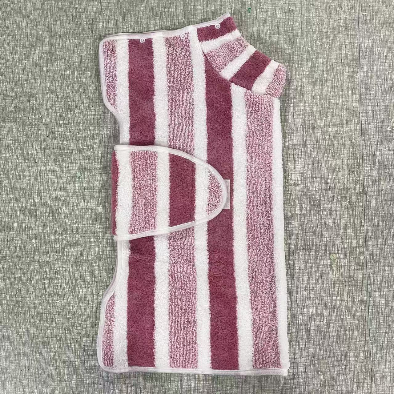 Pet Bath Robe Absorbent Towel Apparel Pet Clothing