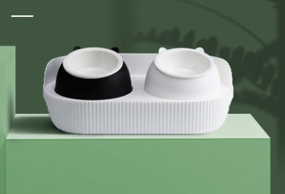 Pet Ceramic Elevated Cervical Spine Support Feeding Bowl