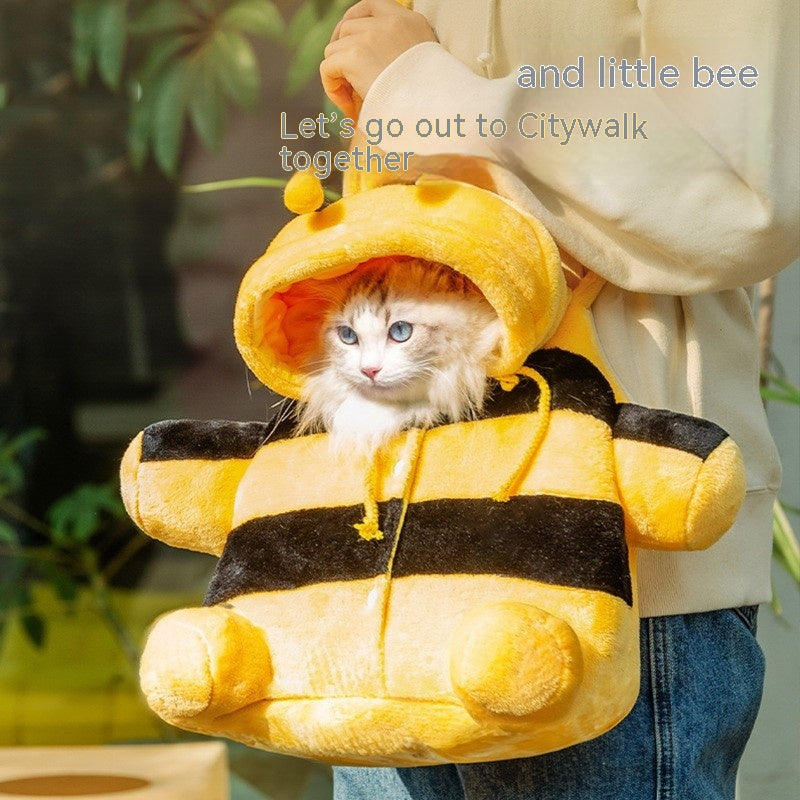 Animal Shaped Pet Diaper Shoulder Backpack Carrier Bag