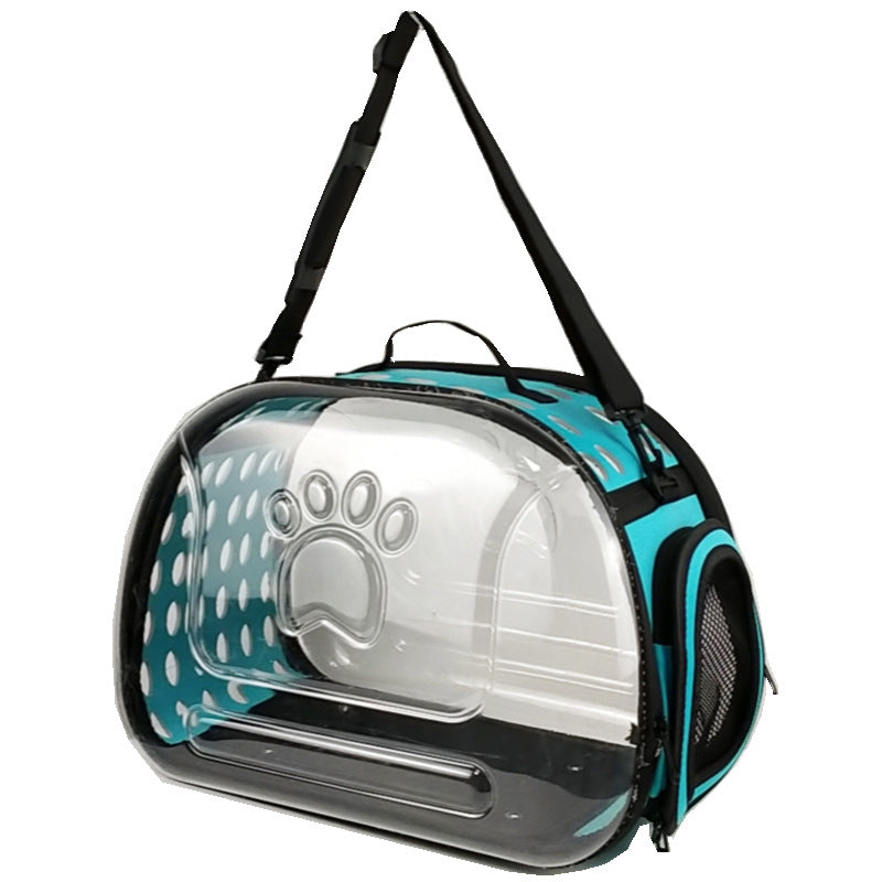 Portable Transparent Pet Backpack Travel Carrier Bag