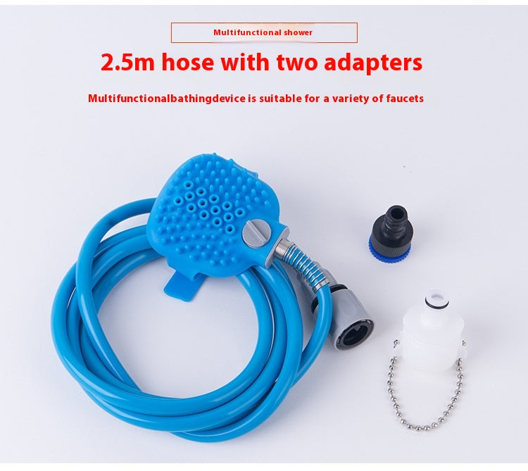 Pet Bathing Glove Silicone Massage Shower Brush Cleaning Tool
