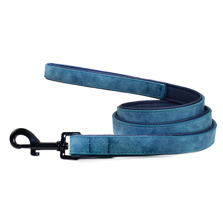 Durable Pet Leather Leash Pull Resistant Walking Lead