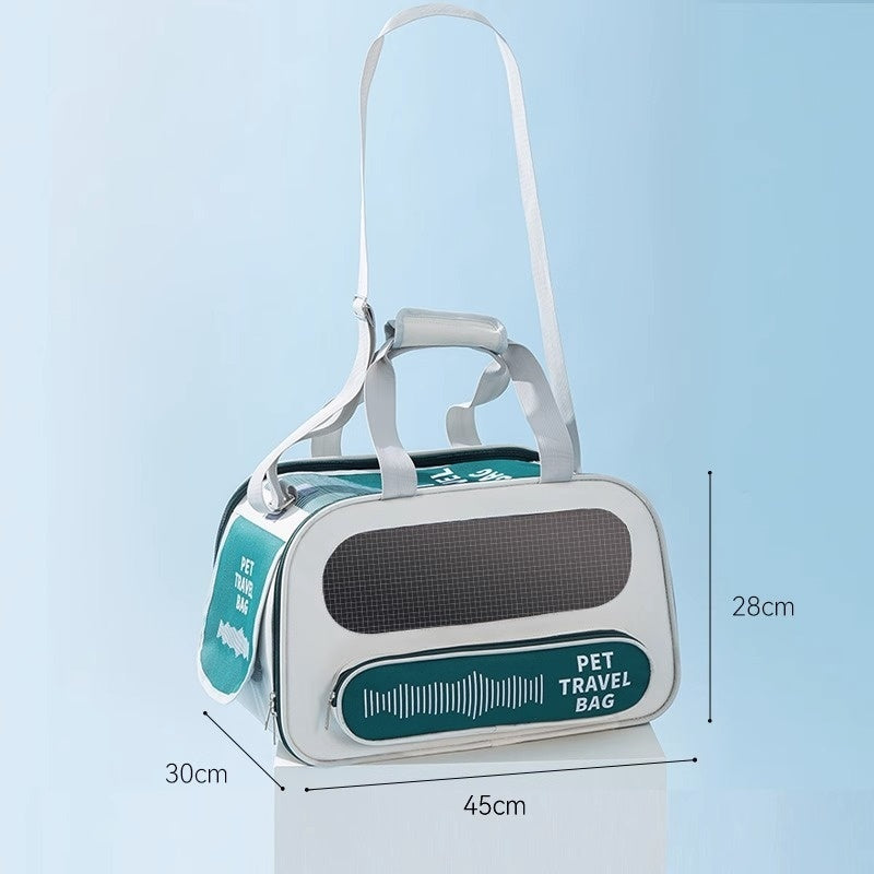 Large Capacity Breathable Pet Backpack Portable Carrier Bag