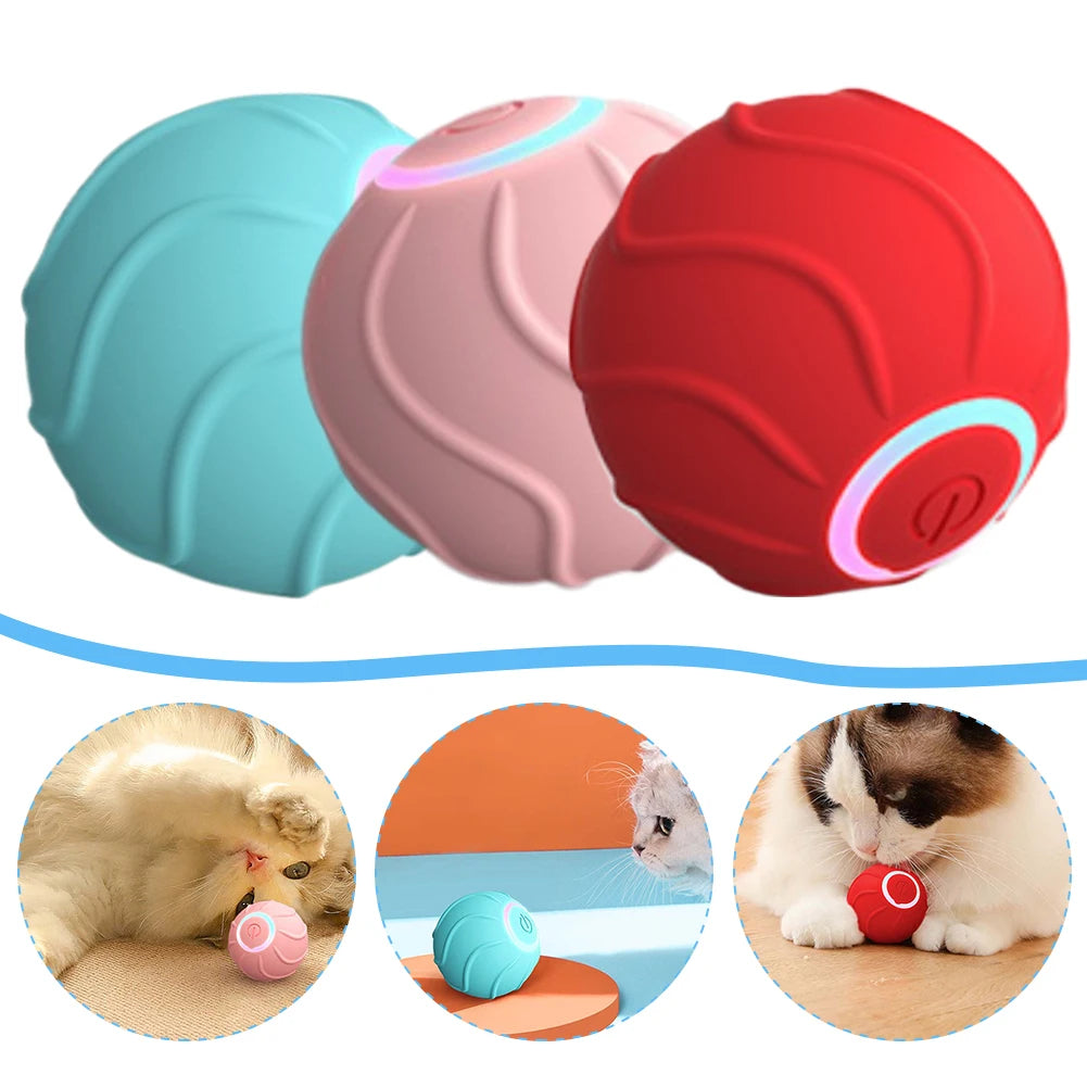 Smart Automatic Rolling Interactive Pet Ball Toy