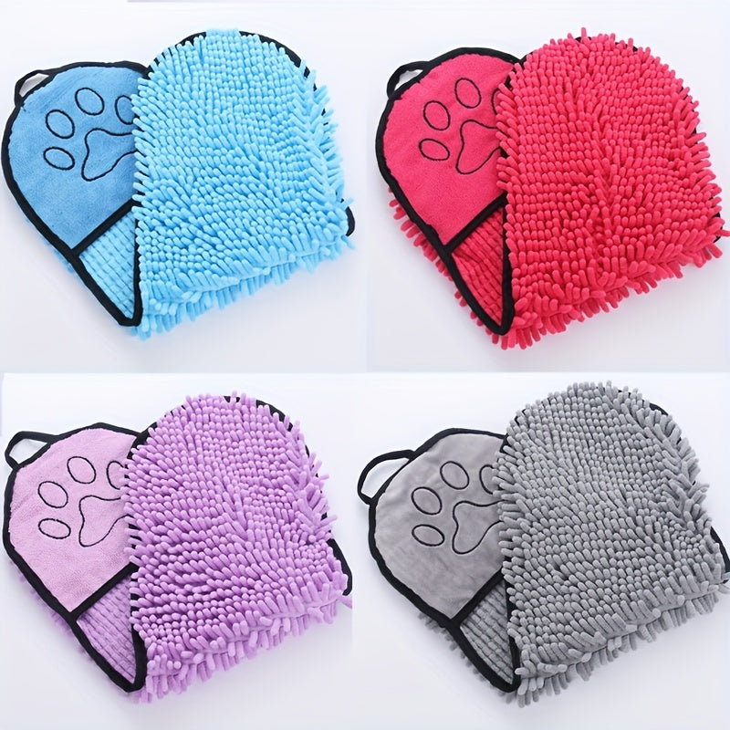Absorbent Pet Bath Towel Microfiber Quick Dry Cleaning Tool Pet Supplies