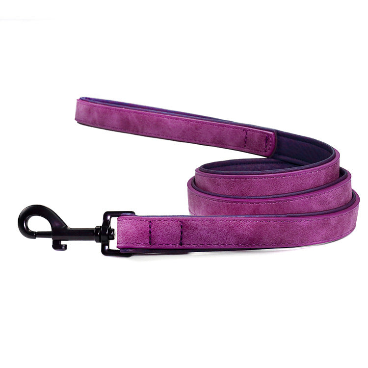 Durable Pet Leather Leash Pull Resistant Walking Lead