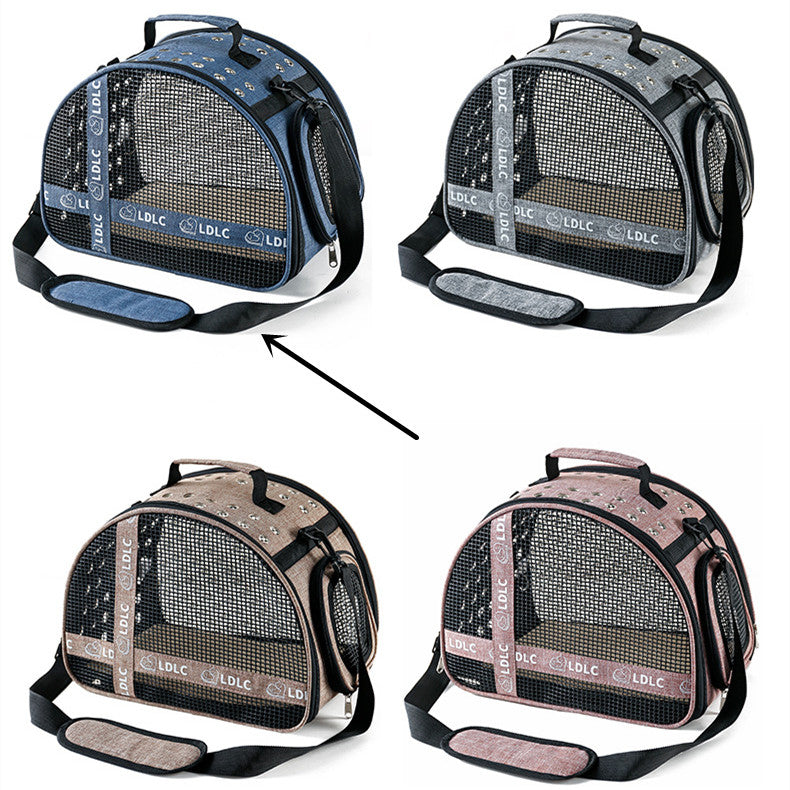 One Shoulder Portable Pet Travel Bag Litter Carrier