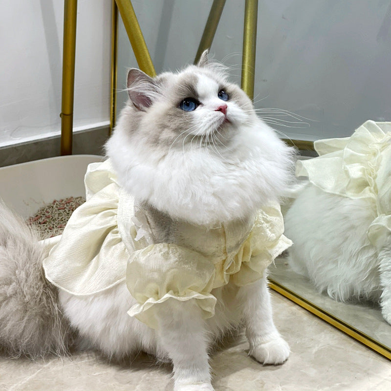 Lightweight Pet Anti Shedding Kitten Clothing Thin Wear