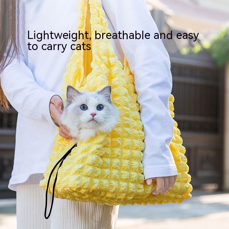 Animal Shaped Pet Diaper Shoulder Backpack Carrier Bag