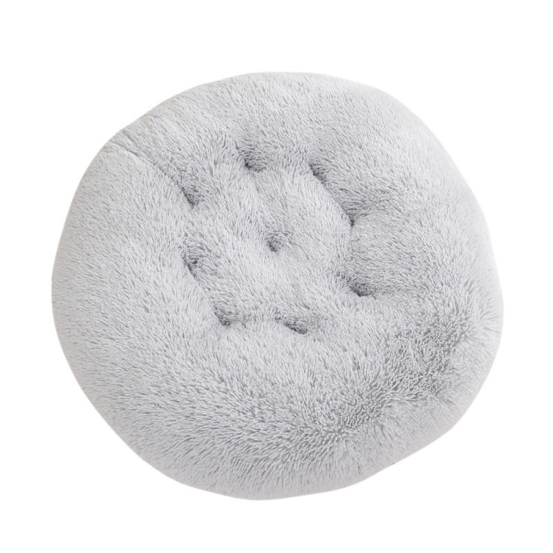 Pet Round Plush Warm Sleeping Bed Mat For Pets
