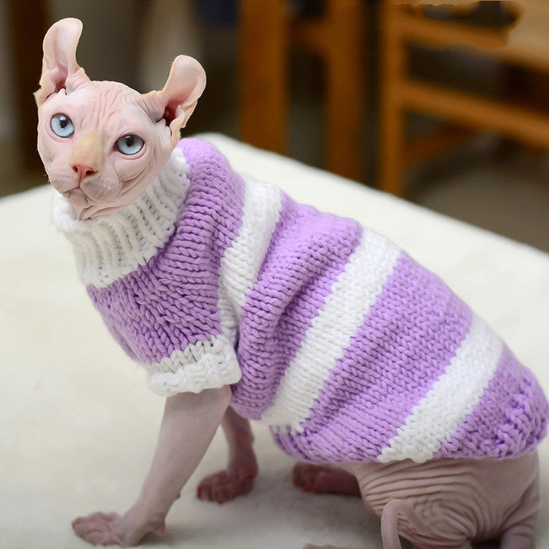 Warm Pet Sweater Cozy Indoor Comfort Apparel