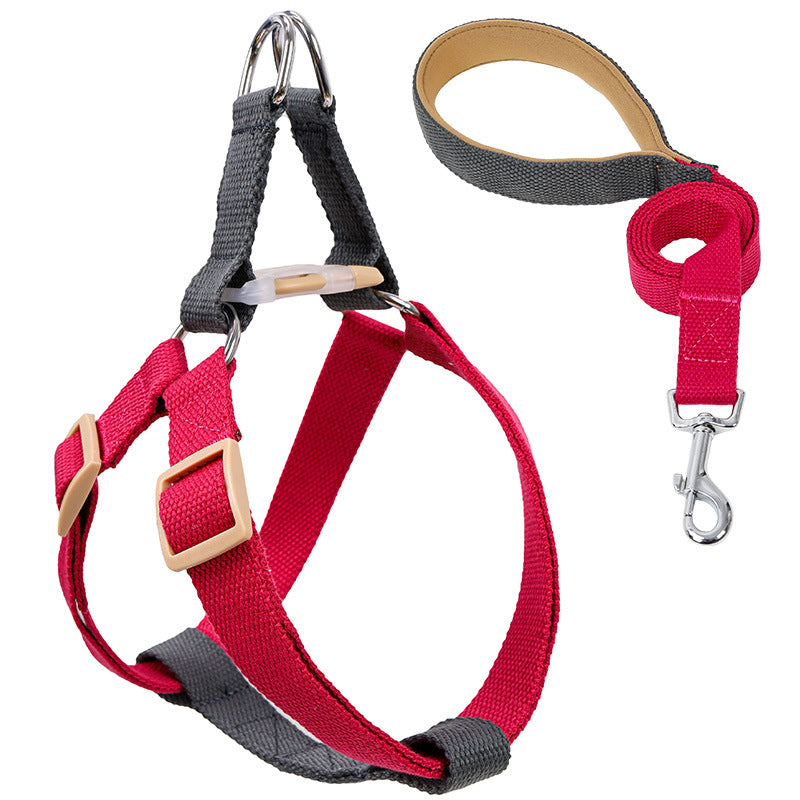 Colorful Pet Drawstring Vest Style Retractable Leash