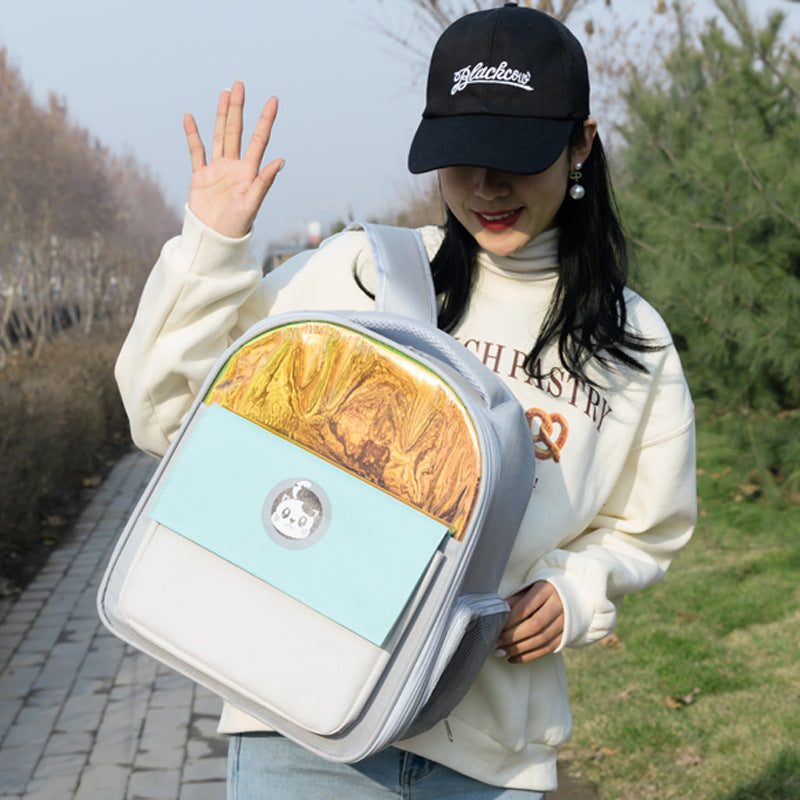 Large Capacity Space Capsule Pet Backpack Portable Carrier Bag
