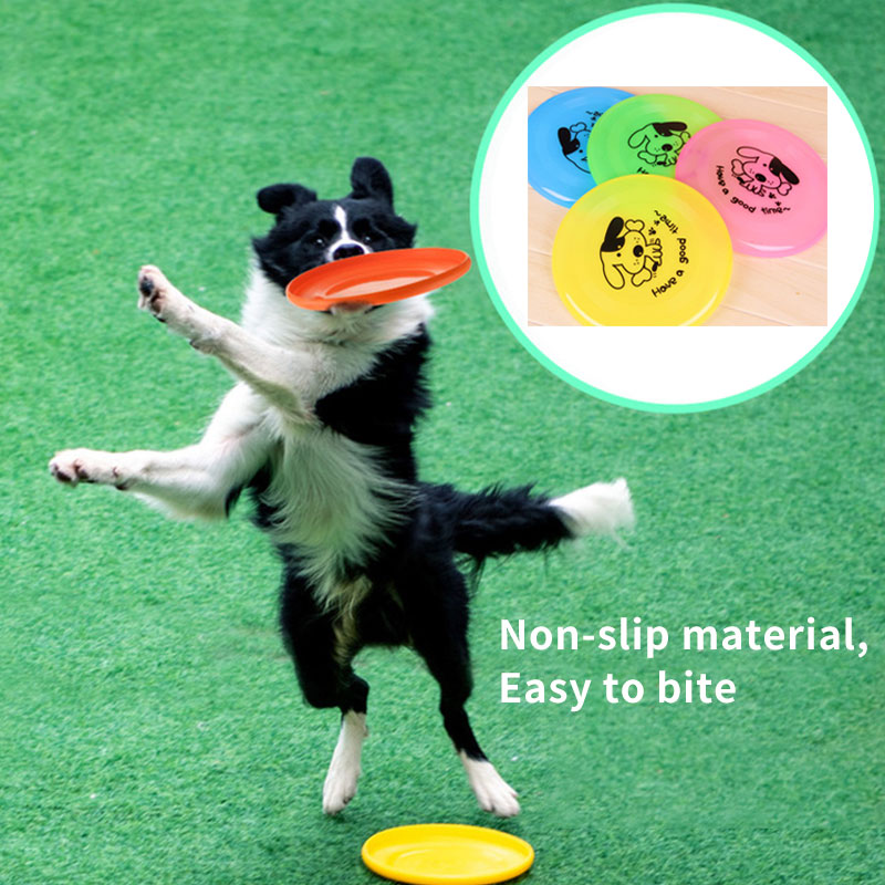 Silicone Flying Disc Interactive Pet Training Chew Toy