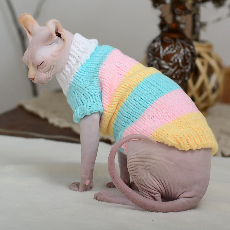 Warm Pet Sweater Cozy Indoor Comfort Apparel