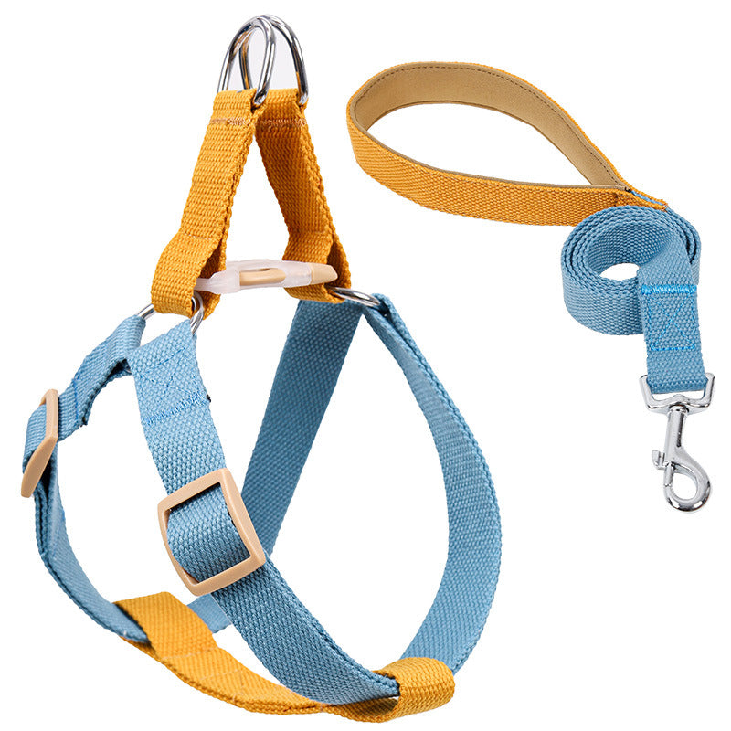 Colorful Pet Drawstring Vest Style Retractable Leash
