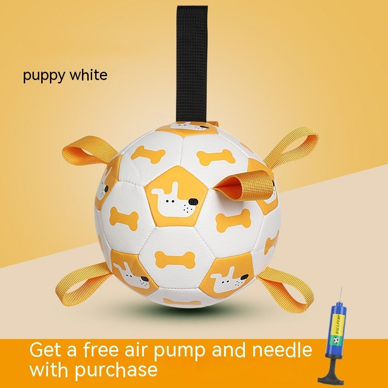 Interactive Football Pet Toy Outdoor Training Chew Ball