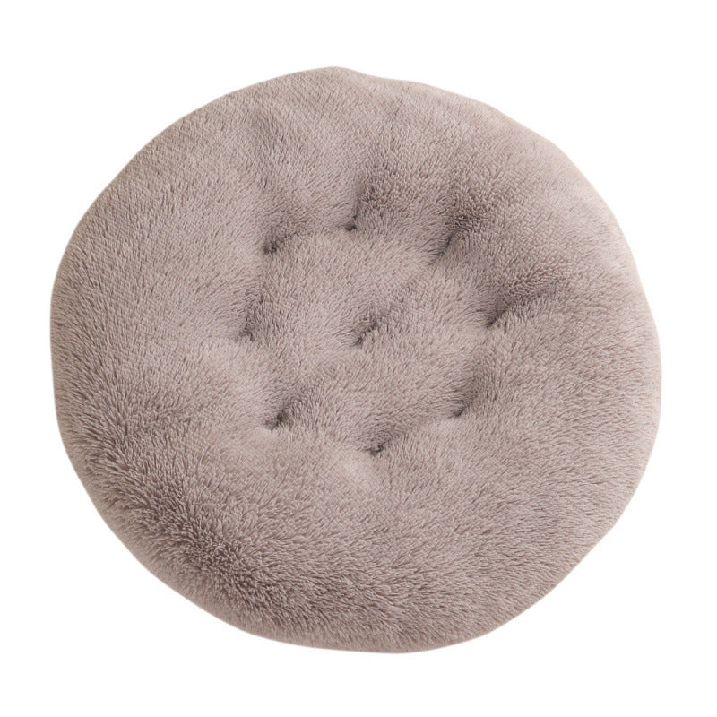 Pet Round Plush Warm Sleeping Bed Mat For Pets