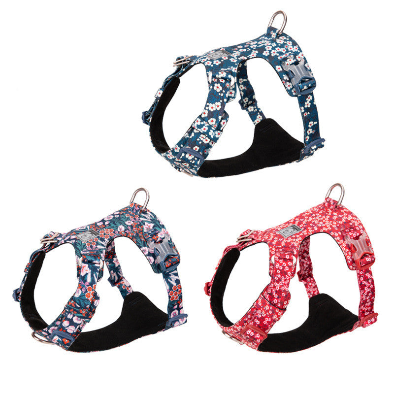 Fashion Personality Pet Chest Strap Pull Resistant Harness