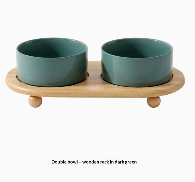 Ceramic Pet Food Bowls Durable Feeding Supplies