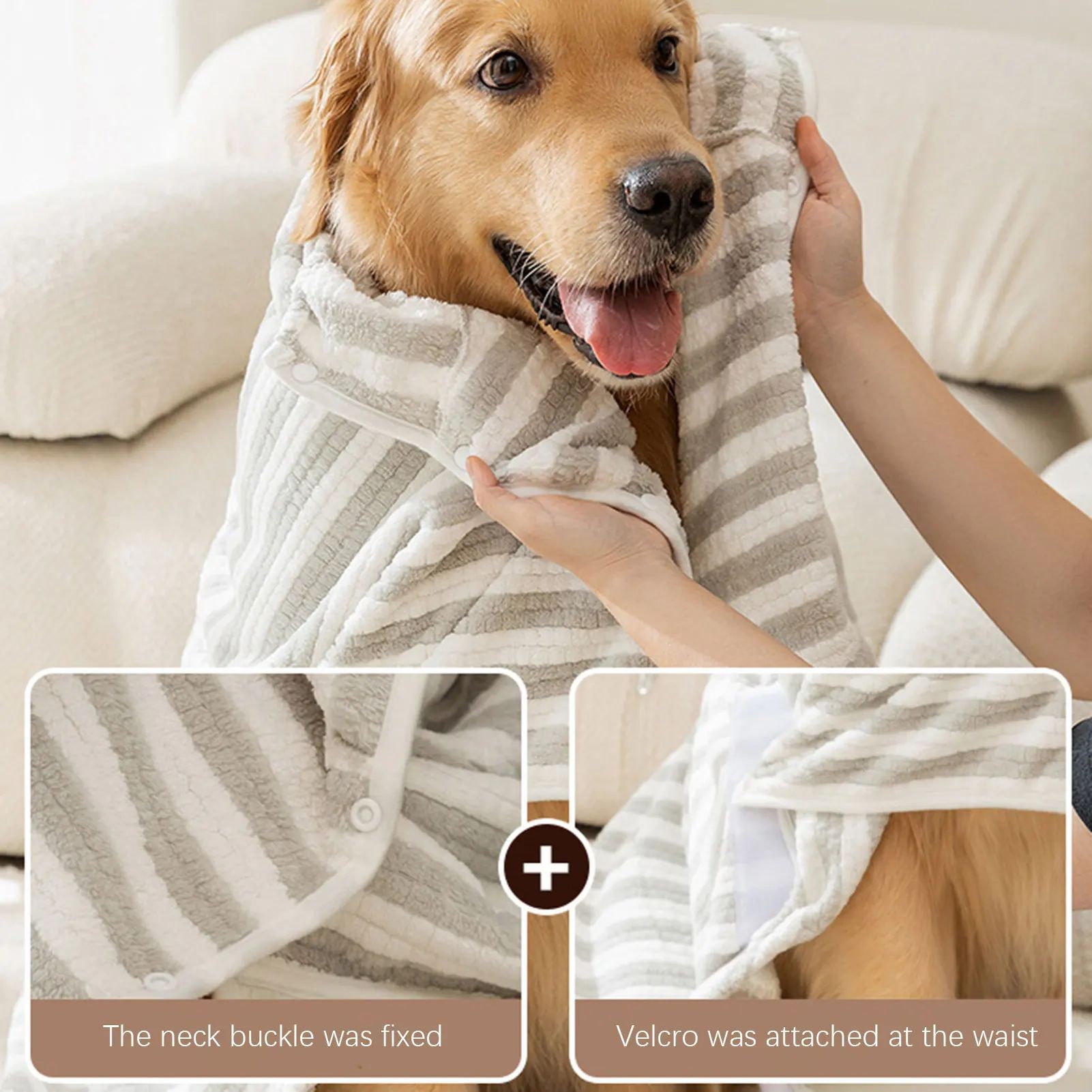 Ultra Absorbent Pet Bath Towel Quick Drying Bathrobe Pet Supplies