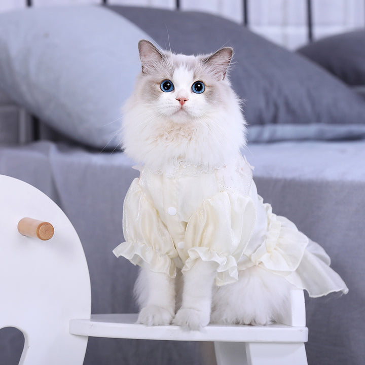 Lightweight Pet Anti Shedding Kitten Clothing Thin Wear