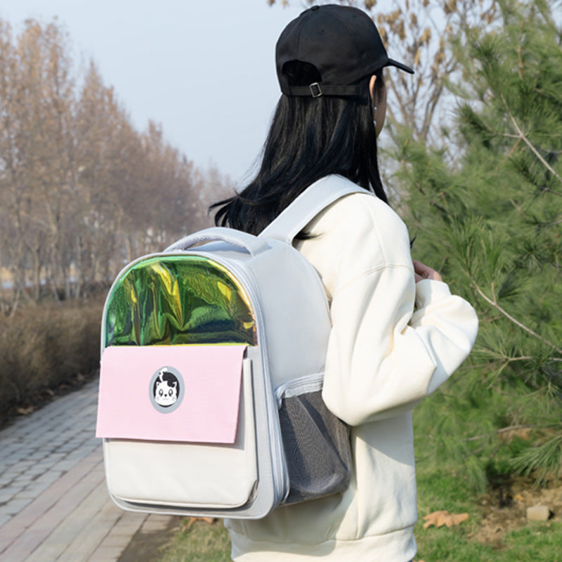 Large Capacity Space Capsule Pet Backpack Portable Carrier Bag