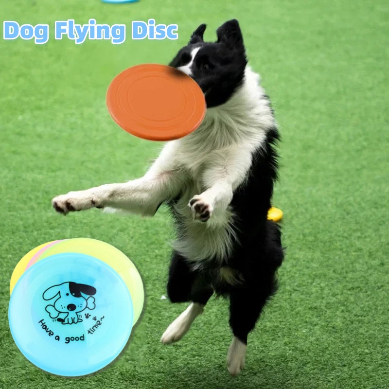 Silicone Flying Disc Interactive Pet Training Chew Toy