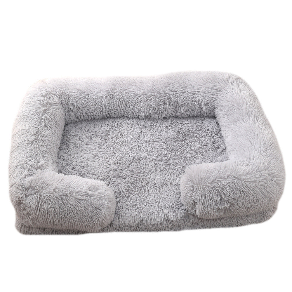 Plush Round Winter Comfort Pet Bed
